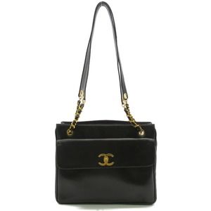 Chanel Shoulder Bag Lambskin Black